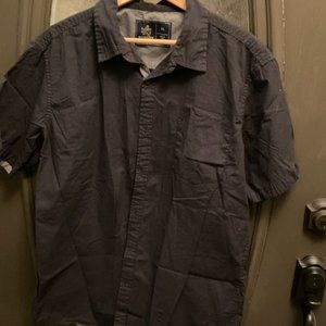 RL Rugby Collar, Button down, Short Sleeve Business Casual Shirt, size XL